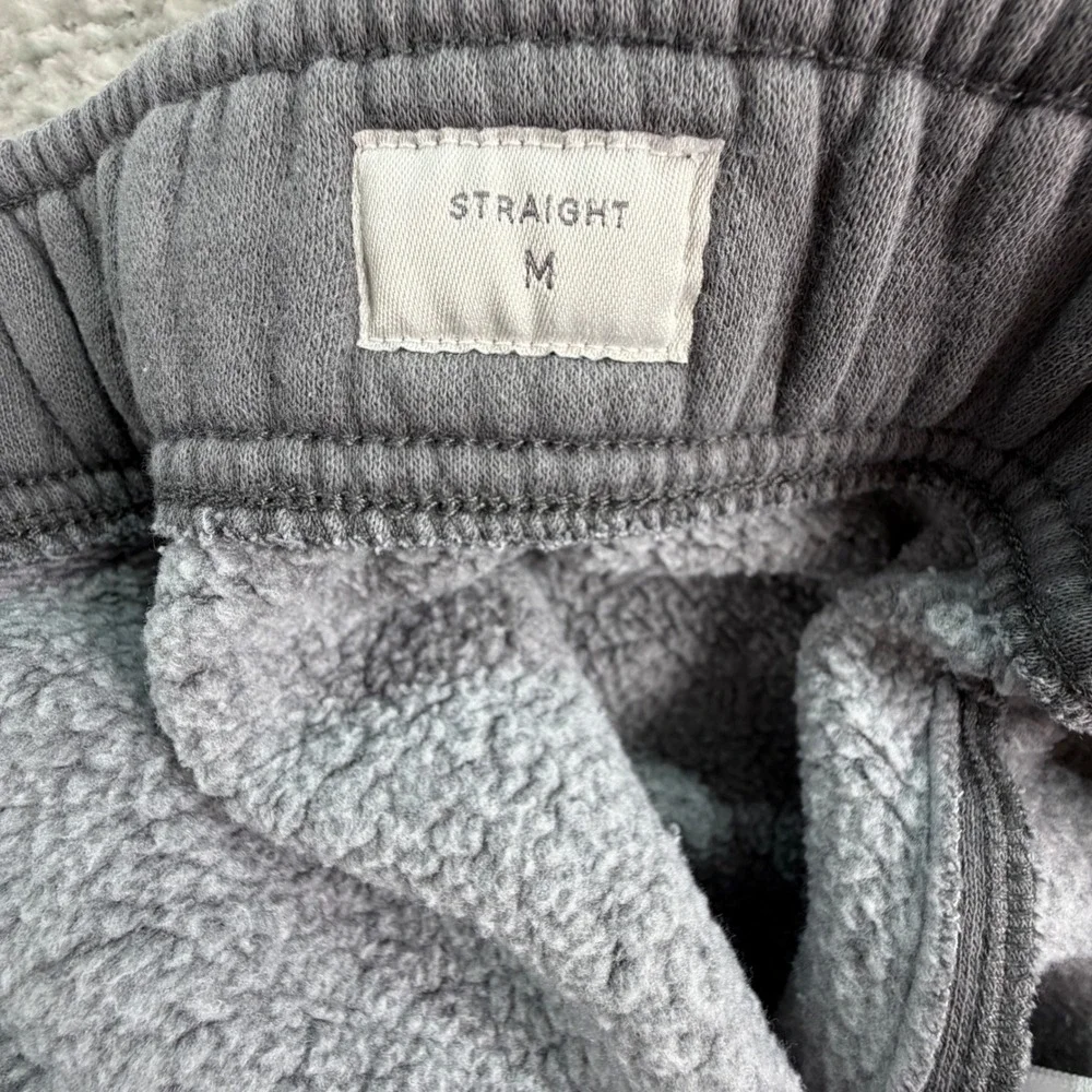 PacSun Straight Leg Sweatpants Cotton Fleece Medium Gray Loungewear Casual